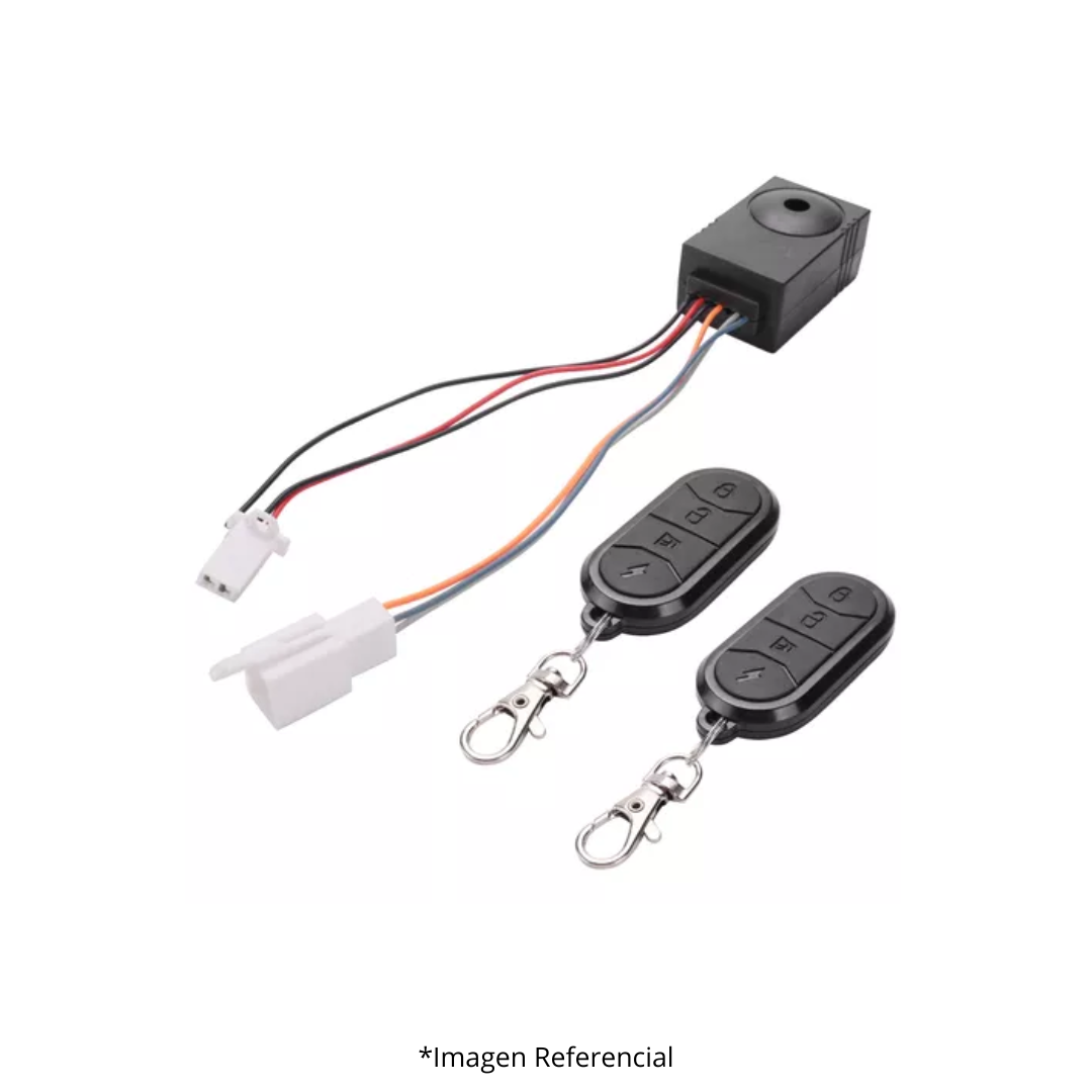 Alarma mas 2 controles para bici moto electrica